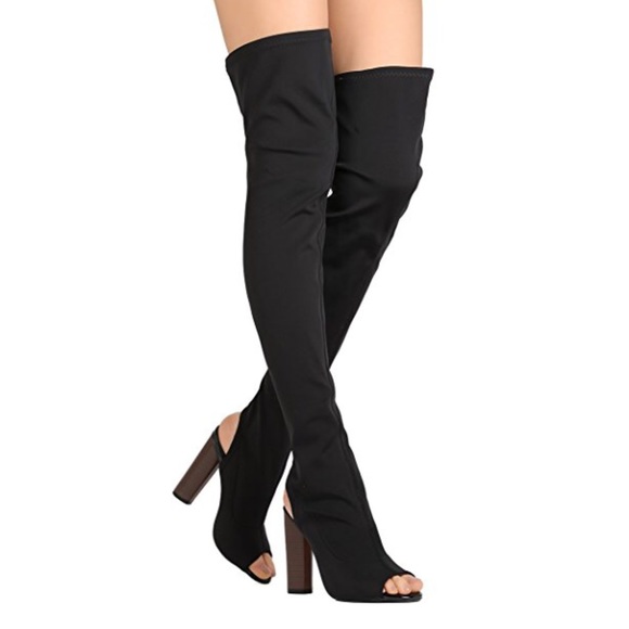 Cape Robbin 'Connie' Thigh High Boots - Picture 2 of 5